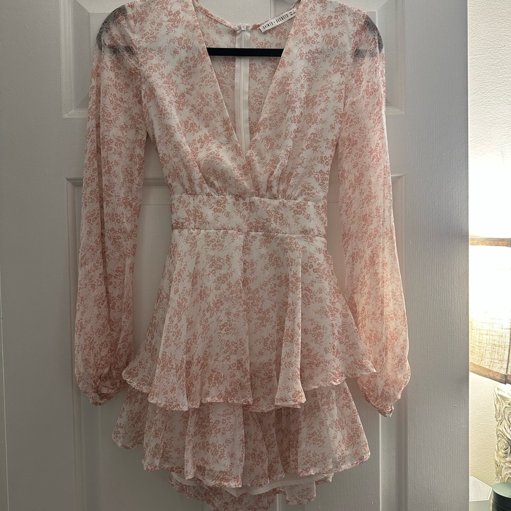 Saints + Secrets Floral Pink Floral Romper